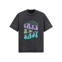 Load image into Gallery viewer, Unisex Snow Washed Oversized T-Shirt