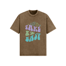 Load image into Gallery viewer, Unisex Snow Washed Oversized T-Shirt