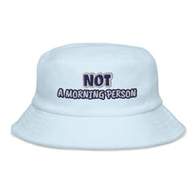 Load image into Gallery viewer, Morning Person Terry Cloth Bucket Hat