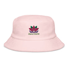 Load image into Gallery viewer, Zenn Zone Lotus Terry Cloth Bucket Hat