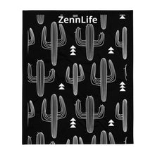 Load image into Gallery viewer, Zenn Cactus Throw Blanket