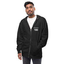 Load image into Gallery viewer, Unisex 180 Fleece Zip Up Hoodie