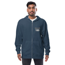 Load image into Gallery viewer, Unisex 180 Fleece Zip Up Hoodie