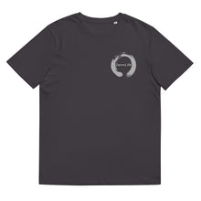 Load image into Gallery viewer, Zenn White Circle Unisex Organic Cotton T-Shirt