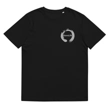 Load image into Gallery viewer, Zenn White Circle Unisex Organic Cotton T-Shirt
