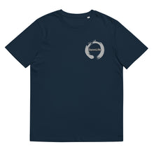 Load image into Gallery viewer, Zenn White Circle Unisex Organic Cotton T-Shirt