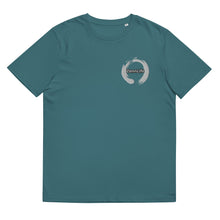Load image into Gallery viewer, Zenn White Circle Unisex Organic Cotton T-Shirt