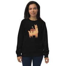 Load image into Gallery viewer, Unisex Sloth Lama Organic Sweatshirt