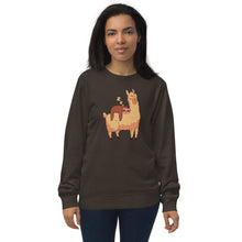 Load image into Gallery viewer, Unisex Sloth Lama Organic Sweatshirt