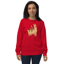 Load image into Gallery viewer, Unisex Sloth Lama Organic Sweatshirt
