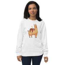 Load image into Gallery viewer, Unisex Sloth Lama Organic Sweatshirt