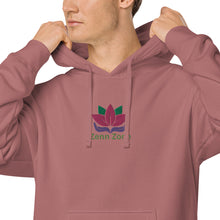 Load image into Gallery viewer, Unisex Zenn Zone Pigment-Dyed Hoodie