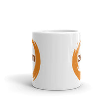 Load image into Gallery viewer, Orange Zenn White Glossy Mug