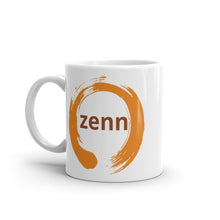 Load image into Gallery viewer, Orange Zenn White Glossy Mug