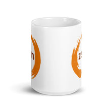 Load image into Gallery viewer, Orange Zenn White Glossy Mug