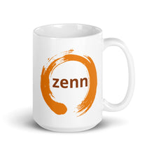 Load image into Gallery viewer, Orange Zenn White Glossy Mug