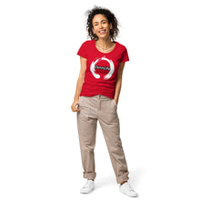 Load image into Gallery viewer, Zennlife White Circle Women’s Basic Organic T-Shirt