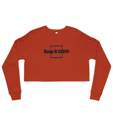 Load image into Gallery viewer, Keep It Zenn Crop Sweatshirt