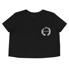 Load image into Gallery viewer, White Zenn Circle Crop Tee