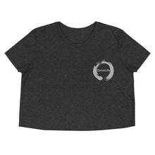 Load image into Gallery viewer, White Zenn Circle Crop Tee