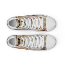 Load image into Gallery viewer, Women’s Oyster Shell High Top Canvas Shoes