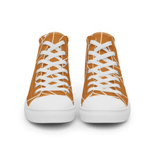 Load image into Gallery viewer, Women’s Caramel High Top Canvas Shoes