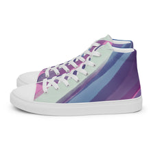 Load image into Gallery viewer, Women’s Lace-Up Bubblegum Canvas Shoes