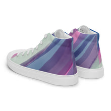 Load image into Gallery viewer, Women’s Lace-Up Bubblegum Canvas Shoes