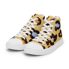 Load image into Gallery viewer, Women’s Lace-Up Yellow Canvas Shoes