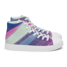 Load image into Gallery viewer, Women’s Lace-Up Bubblegum Canvas Shoes