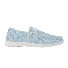Load image into Gallery viewer, Womens Swirl Canvas Loafers
