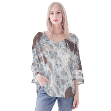 Load image into Gallery viewer, Womens Puff Sleeve Blouse
