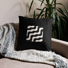 Load image into Gallery viewer, Black and White Throw Pillow
