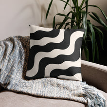 Load image into Gallery viewer, Black and White Throw Pillow
