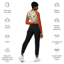 Load image into Gallery viewer, Recycled Long-Sleeve Crop Top
