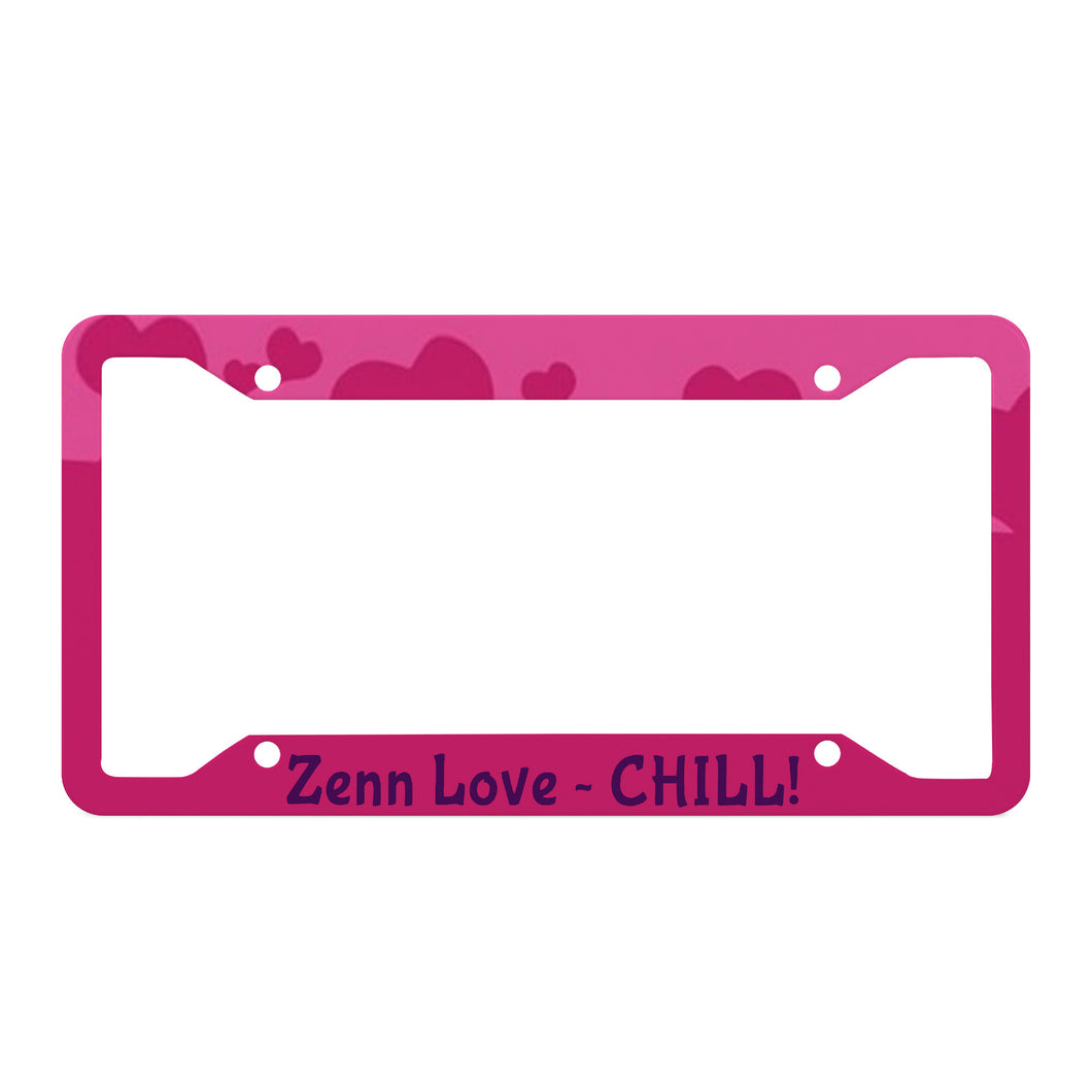 Zenn Love MS Customized License Plate Frames