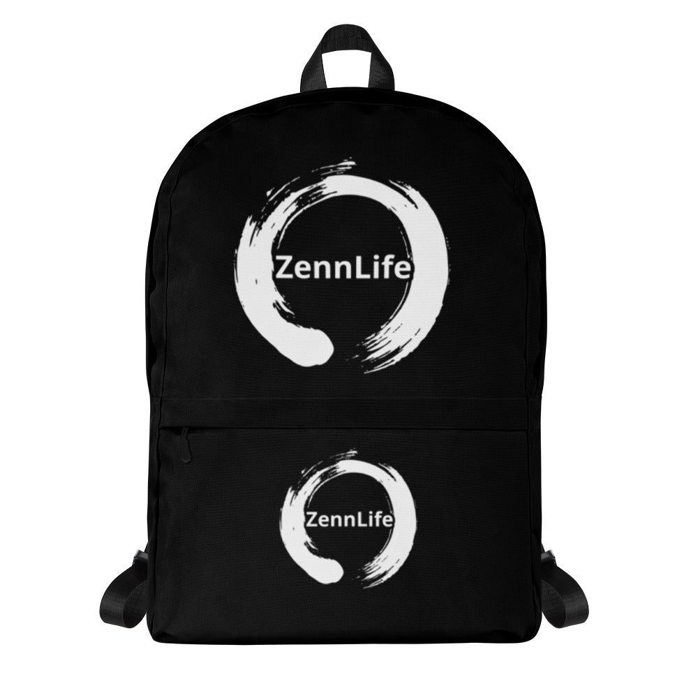 White Zenn Circle Backpack