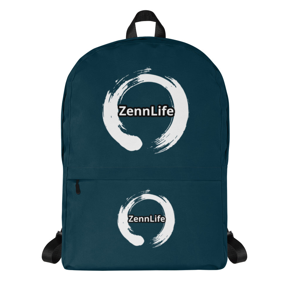 White Zenn Circle Backpack