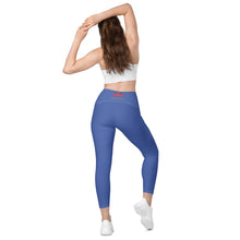 Load image into Gallery viewer, ZennZone Lotus Crossover Leggings with Pockets
