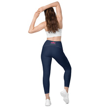 Load image into Gallery viewer, ZennZone Lotus Crossover Leggings with Pockets
