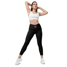 Load image into Gallery viewer, ZennZone Lotus Crossover Leggings with Pockets
