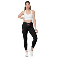 Load image into Gallery viewer, ZennZone Lotus Crossover Leggings with Pockets
