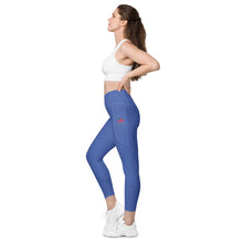 Load image into Gallery viewer, ZennZone Lotus Crossover Leggings with Pockets
