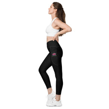 Load image into Gallery viewer, ZennZone Lotus Crossover Leggings with Pockets
