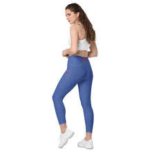 Load image into Gallery viewer, ZennZone Lotus Crossover Leggings with Pockets
