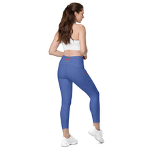 Load image into Gallery viewer, ZennZone Lotus Crossover Leggings with Pockets
