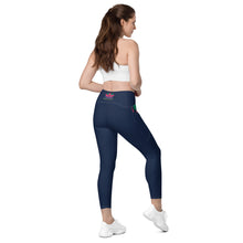 Load image into Gallery viewer, ZennZone Lotus Crossover Leggings with Pockets
