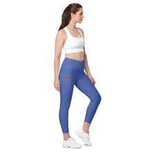 Load image into Gallery viewer, ZennZone Lotus Crossover Leggings with Pockets
