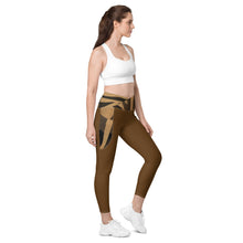 Load image into Gallery viewer, Crossover Leggings with Pockets
