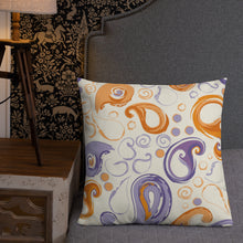 Load image into Gallery viewer, Zenn Paisley Premium Pillow
